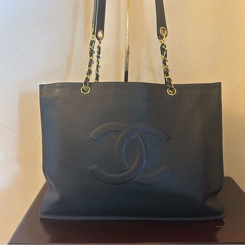 Chanel Black Caviar Tote